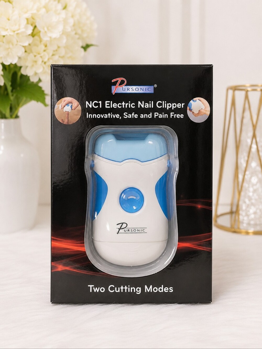 NEW Pursonic NC1 Electric Nail Clipper | Safe & Pain-Free Nail Trimmer